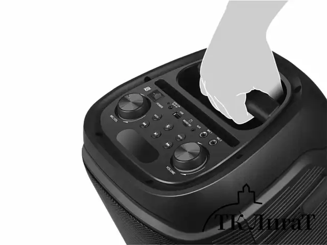 Колонка портативная SVEN PS-800, 100 Вт, TWS, Bluetooth, FM, USB, microSD, LED-дисплей, черная, SV-021511
