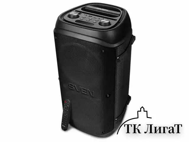 Колонка портативная SVEN PS-800, 100 Вт, TWS, Bluetooth, FM, USB, microSD, LED-дисплей, черная, SV-021511