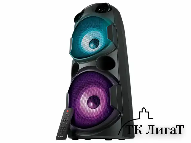 Колонка портативная SVEN PS-750, 80 Вт, TWS, Bluetooth, FM, USB, microSD, LED-дисп, черная, SV-019617