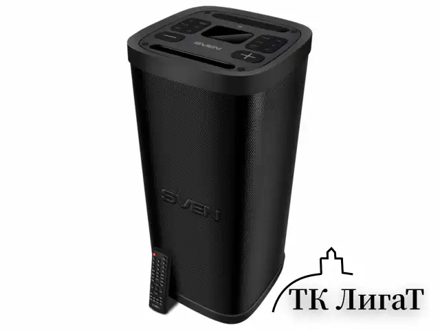 Колонка портативная SVEN PS-950, 160 Вт, TWS, Bluetooth, FM, USB, microSD, LED-дисплей, черная, SV-022396