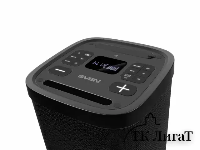 Колонка портативная SVEN PS-950, 160 Вт, TWS, Bluetooth, FM, USB, microSD, LED-дисплей, черная, SV-022396