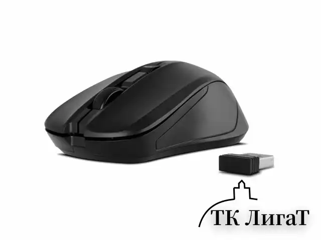 Мышь беспроводная SVEN RX-270W, 3 кнопки + 1 колесо-кнопка, оптическая, чёрная, SV-016234