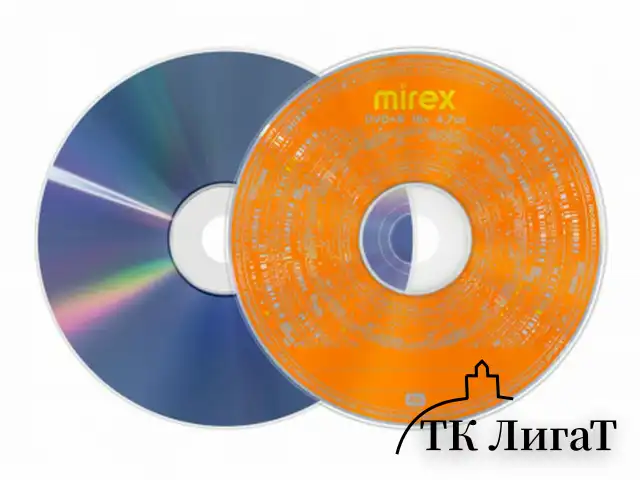 Диски DVD+R (плюс) MIREX, 4,7 Гб 16x Cake Box (упаковка на шпиле), КОМПЛЕКТ 50 шт, UL, UL130013A1B