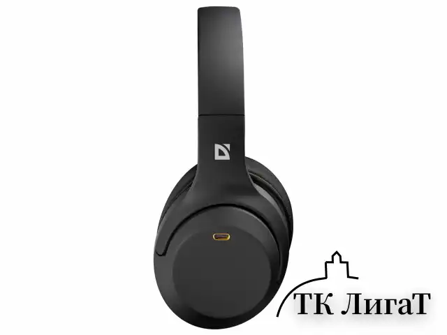 Наушники с микрофоном (гарнитура) DEFENDER FreeMotion B690, Bluetooth, беспроводные, черные, 63690