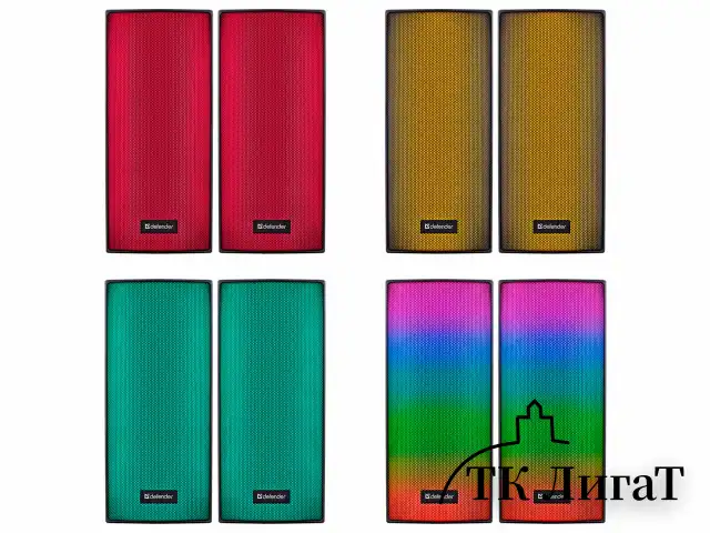 Колонки компьютерные DEFENDER SPITFIRE 2.0, 6 Вт, Bluetooth, питание от USB, 65047