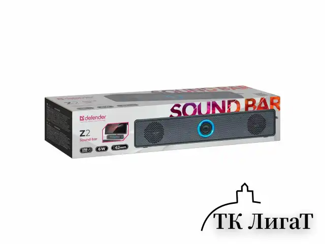 Саундбар DEFENDER Z2, 2.0, 6 Вт, питание от USB, 65102