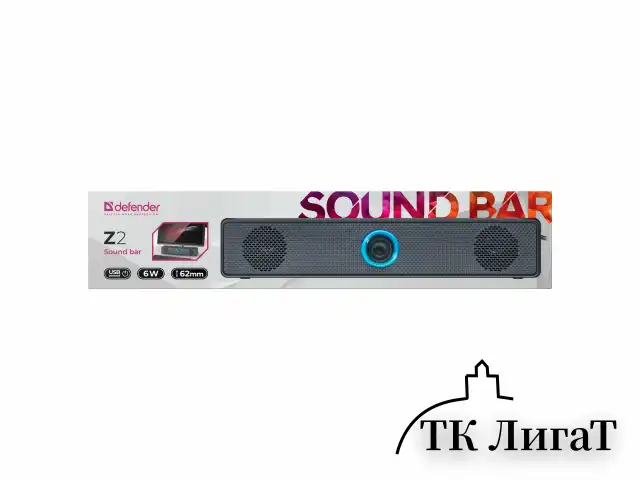 Саундбар DEFENDER Z2, 2.0, 6 Вт, питание от USB, 65102