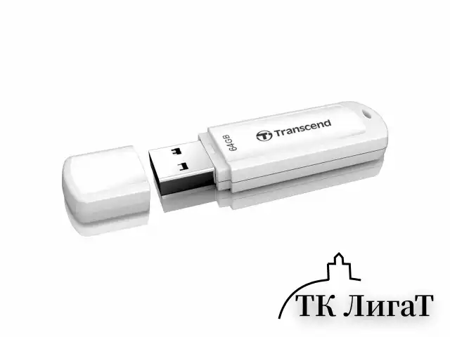 Флеш-диск 64 GB TRANSCEND JetFlash 730, USB 3.1, белый, TS64GJF730