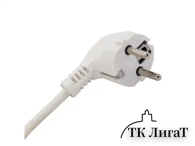 Удлинитель У10-004 4 розетки, с заземлением, 10 А, 5 м, белый, 8695