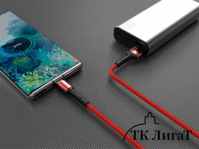 Кабель S26 USB – Type-C, 1 м, 3 А, SMARTBUY, для зарядки и передачи данных, красный, 93652, iK-3112-S26r