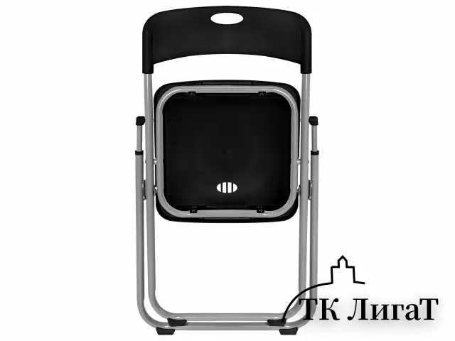Стул складной BRABIX "Golf Lite CF-017", серебристый каркас, пластик чёрный, 532895