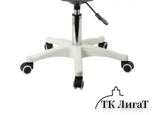Кресло стул BRABIX "Eames MG-310 PL", пластик белый, экокожа белая, 532926