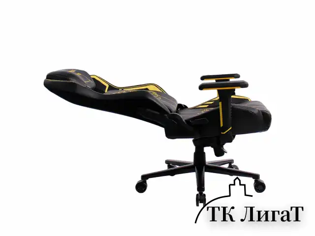 Кресло BRABIX PREMIUM "Tanos GM-180", мультиблок, 4D подлокотники, литой поролон, черное/желтое, 532953