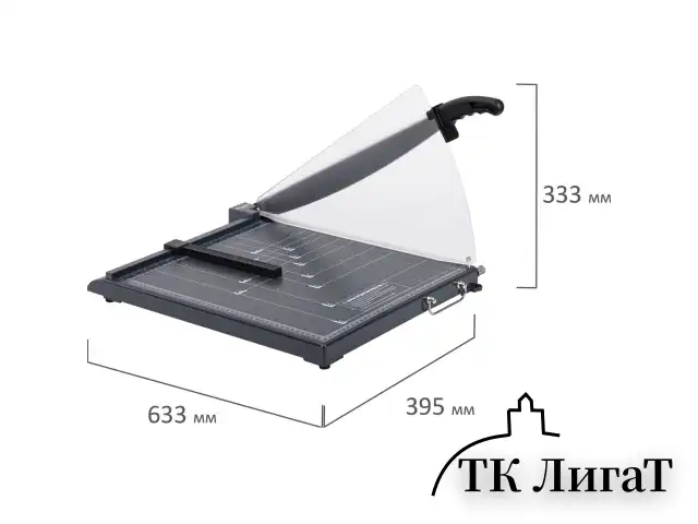 Резак сабельный BRAUBERG KATANA TSP-312, А3, на 12 л., длина реза 430 мм, пластиковое основание, защитный экран, 532986