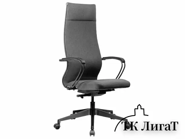 Кресло МЕТТА "ErgoLife" 10 B1-162K, пластик, синхромеханизм, ткань, темно-серое
