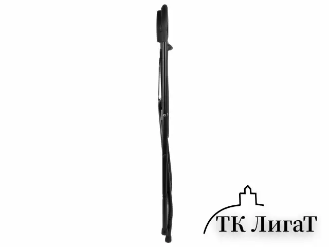 Стулья складные BRABIX "Golf CF-002", КОМПЛЕКТ 4 шт., черный каркас, пластик черный, 533030