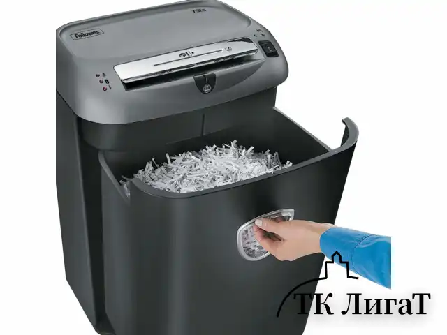Уничтожитель (шредер) FELLOWES POWERSHRED 75Cs, 4 уровень секретности, фрагменты 4x38 мм, 12 л., 27 л, FS-46750