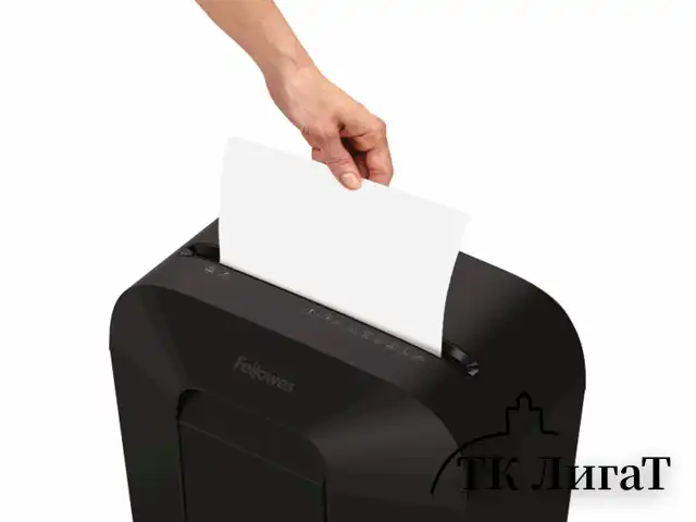Уничтожитель (шредер) FELLOWES POWERSHRED LX50, 4 уровень секретности, фрагменты 4х37 мм, 9 л., 17 л, FS-44060