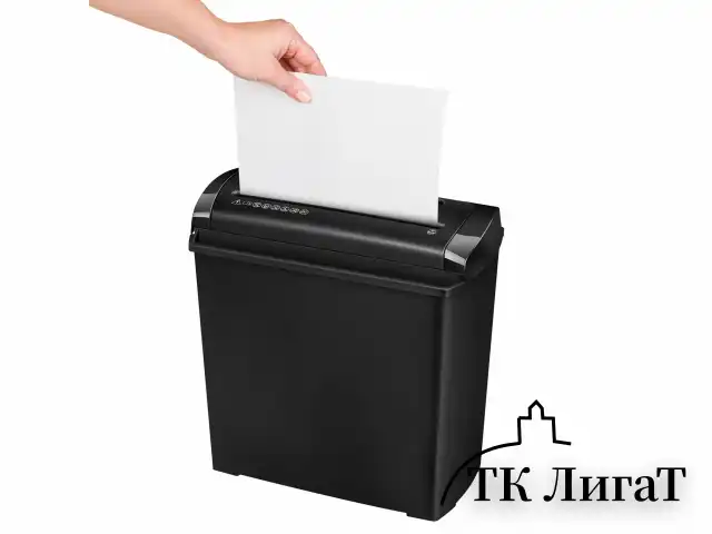 Уничтожитель (шредер) FELLOWES POWERSHRED P-25S, 1 уровень секретности, полоски 7 мм, 5 л., 11 л, FS-47010