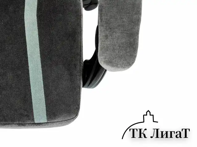 Кресло компьютерное BRABIX "Shooter GM-123", 2 подушки, ткань, серое, 533192