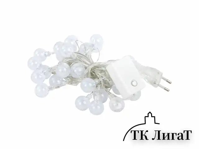 Электрогирлянда-нить комнатная "Bubble ball", 3 м, 30 LED, мультицветная, 220 V, контроллер, ЗОЛОТАЯ СКАЗКА, 591363