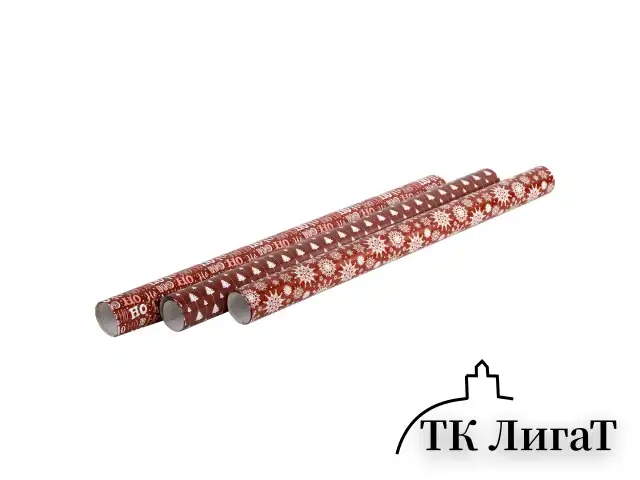 Бумага упаковочная новогодняя НАБОР 3 шт., "Red Collection", 70х100 см, 3 дизайна, ЗОЛОТАЯ СКАЗКА, 592057