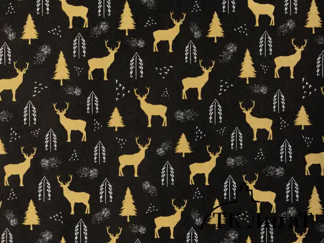 Бумага упаковочная новогодняя НАБОР 3 шт., "Black&Gold", 70х100 см, 3 дизайна, ЗОЛОТАЯ СКАЗКА, 592059
