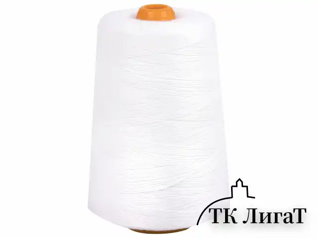 Нить лавсановая для прошивки, БЕЛАЯ диаметр 1 мм, 1000 м, ЛШ 210, BRAUBERG ORIGINAL, 608921
