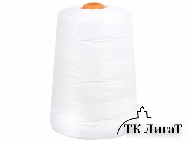 Нить лавсановая для прошивки, БЕЛАЯ диаметр 1,5 мм, 500 м, ЛШ 460, BRAUBERG ORIGINAL, 608922