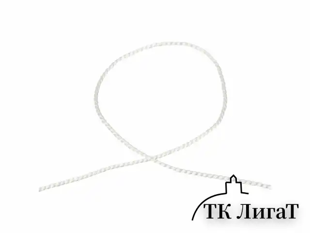 Нить лавсановая для прошивки, БЕЛАЯ диаметр 1,5 мм, 500 м, ЛШ 460, BRAUBERG ORIGINAL, 608922