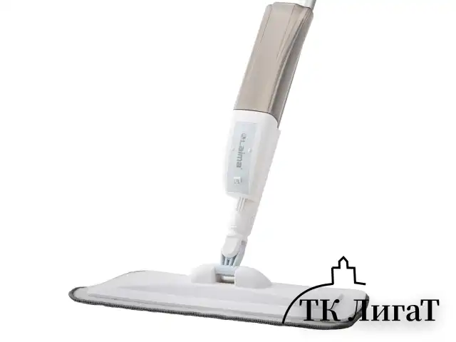 Швабра с распылителем UltraSpray Z, 2 насадки из микрофибры с плоским ворсом, скребок, LAIMA, 609145
