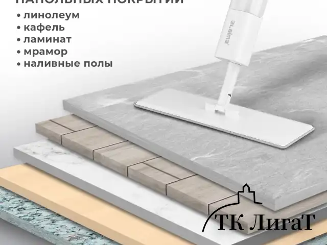 Насадки МОП для швабры липучка, КОМПЛЕКТ 2 шт., плотная микрофибра, 38х12,5 см, LAIMA, 609148