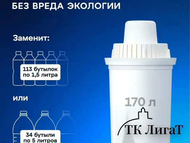 Кувшин-фильтр для очистки воды АКВАФОР "Реал В15", 2,9 л, со сменной кассетой, салатовый, 210156