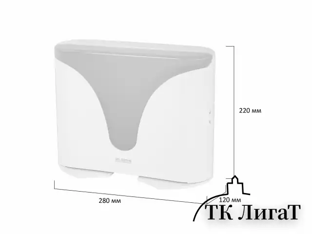Диспенсер для полотенец EXTRA LAIMA PROFESSIONAL, (Система H2), Z-сложения, белый, ABS-пластик, 609472, 303368