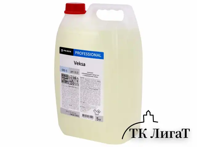 Средство для уборки санитарных помещений, 5 л, PRO-BRITE VEKSA, кислотное, концентрат, 091-5