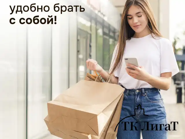 Крафт-пакет бумажный 26х15х35 см, КОМПЛЕКТ 50 шт., крученые ручки, плотность 90 г/м2, LAIMA ECO CRAFT, 609686