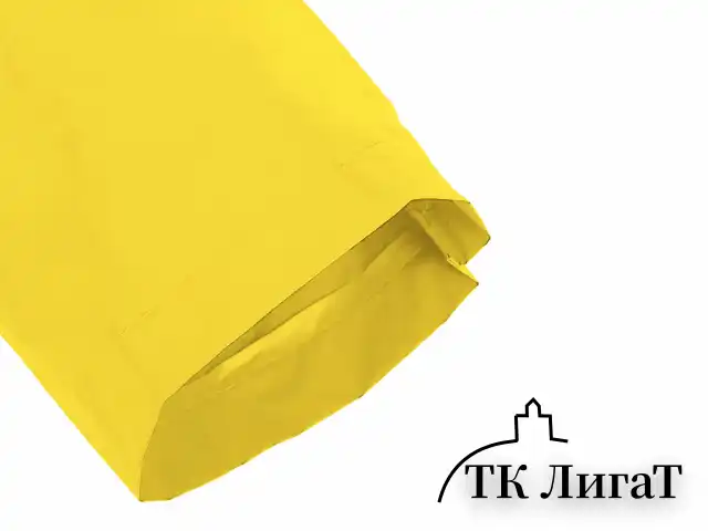 Дождевик плащ желтый на кнопках, EVA, многоразовый прочный, чехол в комплекте, универсальный размер, SHAMAANI (ШАМААНИ), 610934