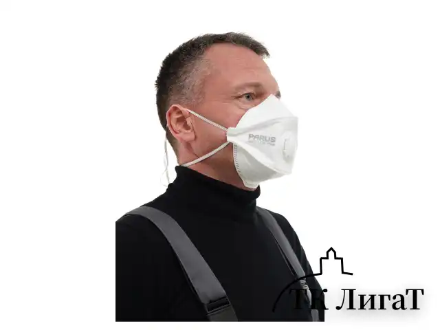 Респиратор противоаэрозольный, базовый класс защиты FFP1, с клапаном, PARUS 1СК, 1222202