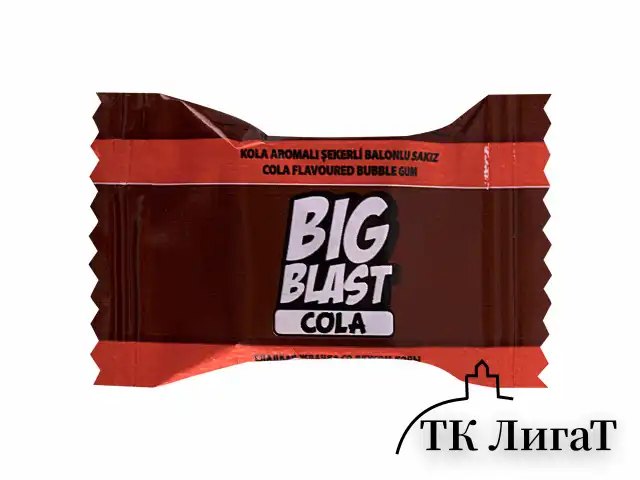 Жевательная резинка BIGBLAST со вкусом колы, 100 шт. по 4 г в шоу-боксе, ТУРЦИЯ, УТ-00002110