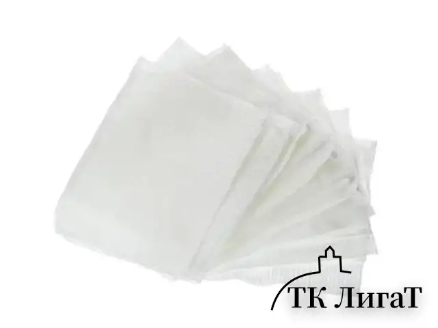 Салфетки хлопковые косметические 100 шт. 20х20 см, DIVIA, картонная коробка