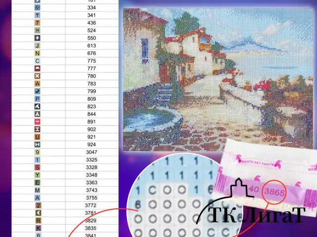 Картина стразами (алмазная мозаика), 30х40 см, ОСТРОВ СОКРОВИЩ "Южный полдень", без подрамника, 663863