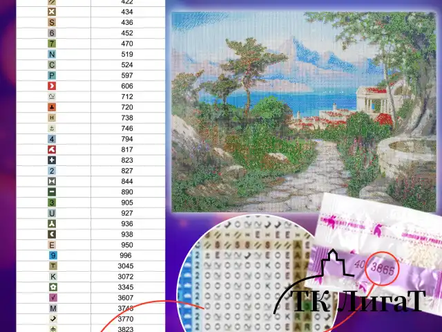 Картина стразами (алмазная мозаика), 60х80 см, ОСТРОВ СОКРОВИЩ "Город у моря", без подрамника, 663870