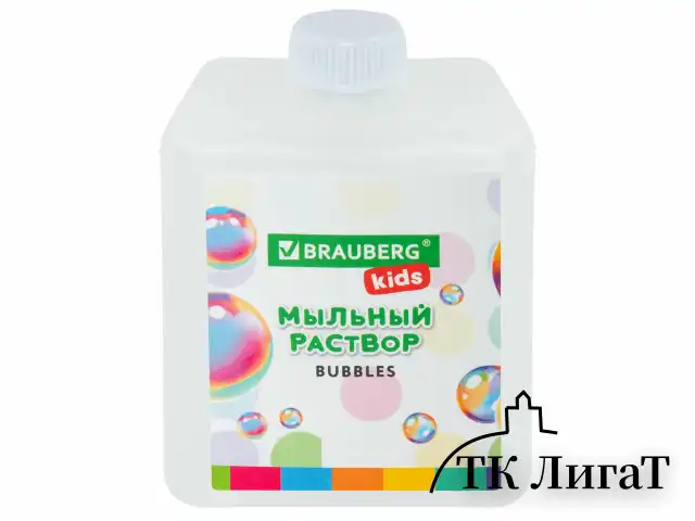 Мыльные пузыри Фонтан Генератор со звуком салюта, раствор 240 мл, BRAUBERG KIDS, 665150