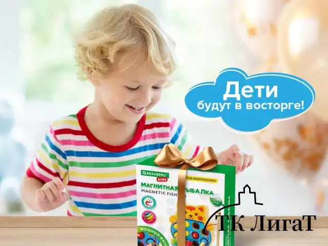 Сортер-рыбалка магнитный деревянный развивающий "Кот", BRAUBERG KIDS, 665246