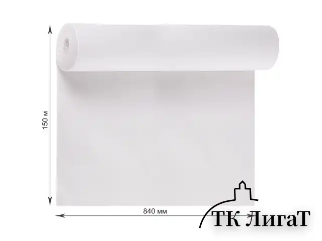 Бумага для творчества и упаковки, газетная, рулон 840 мм х 150 м, 45 г/м2, BRAUBERG, 665566