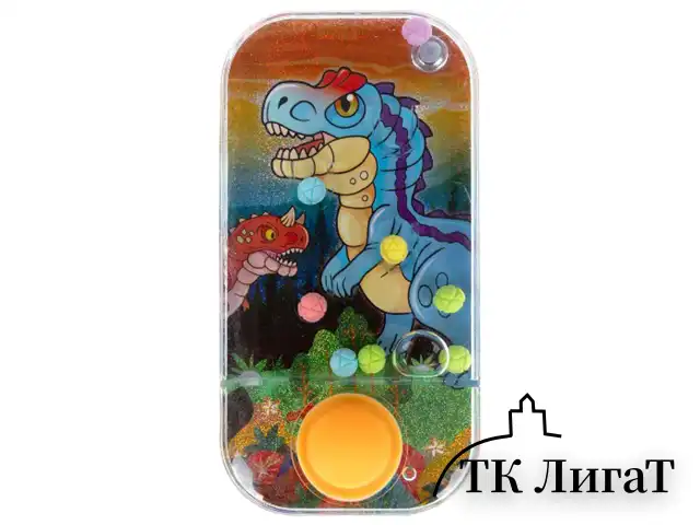 Водный тетрис мячики "Динозавры", 11,5х6х2 см, АССОРТИ 3 вида, дисплей, 1TOY, Т24408
