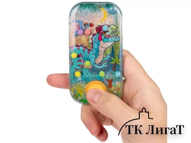 Водный тетрис мячики "Динозавры", 11,5х6х2 см, АССОРТИ 3 вида, дисплей, 1TOY, Т24408
