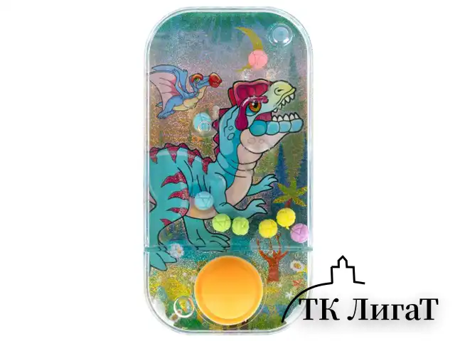 Водный тетрис мячики "Динозавры", 11,5х6х2 см, АССОРТИ 3 вида, дисплей, 1TOY, Т24408