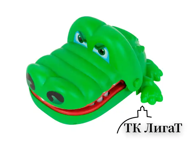Настольная игра на реакцию "Безумный крокодил", 2894950