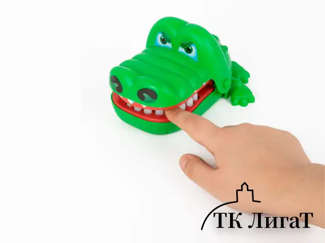 Настольная игра на реакцию "Безумный крокодил", 2894950